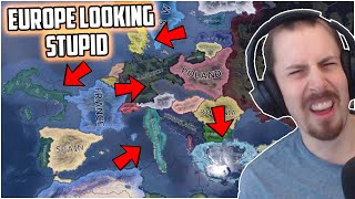 What if Europe Looked Stupid?! HOI4 Hearts of Iron 4