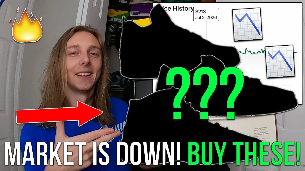 THE SNEAKER MARKET IS DOWN📉! WHAT SNEAKERS SHOULD YOU BUY NOW👀? (Best Sneaker Investments)