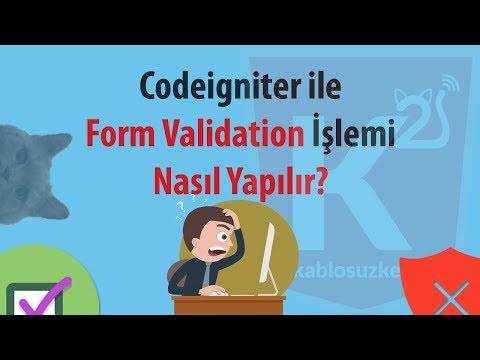 Video: Codeigniter'da form yardımcısı nedir?