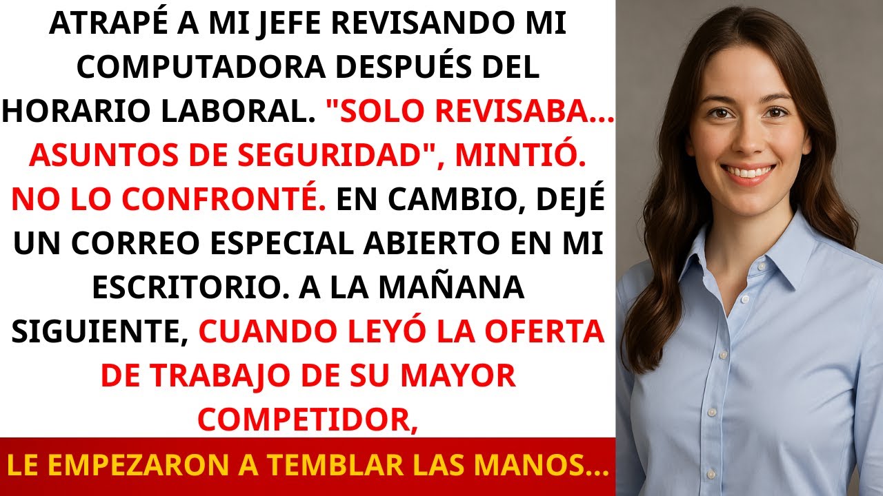 Descubrí Que mi jefe Estaba leyendo Mis Correos Electrónicos Personales, Así que le Mostré Esto...