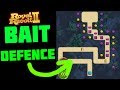 ROYAL REVOLT 2 BAIT DEFENCE new defense design tutorial
