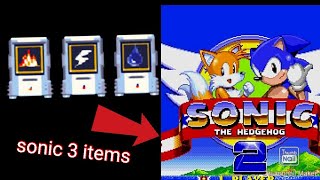 Sonic 3 Items In Sonic 2