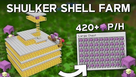 Minecraft Shulker Shell Farm 1.21 - Simple Shulker Farm Tutorial - 420+ Per Hour