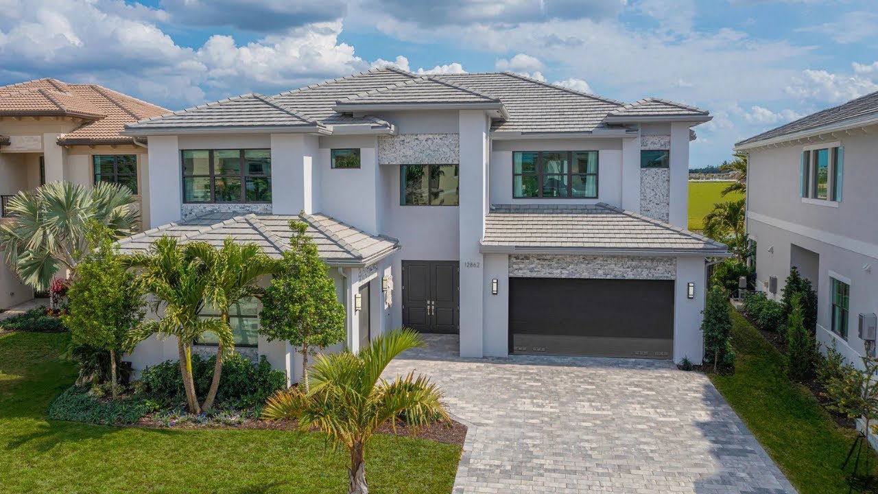 Современный роскошный новый дом площадью 5136 кв. футов в жилом комплексе Apex Avenir, Палм-Бич-Г...