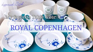 食器棚のお気に入り④ My favorite tableware|| ロイヤルコペンハーゲン/ROYAL COPENHAGEN || silent vlog| aesthetic vlog| 食器紹介