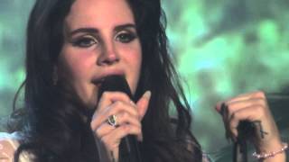 Video thumbnail of "Lana del Rey, Tears of emotion during Video Games, Vicar Street, Dublin 26-05-2013"