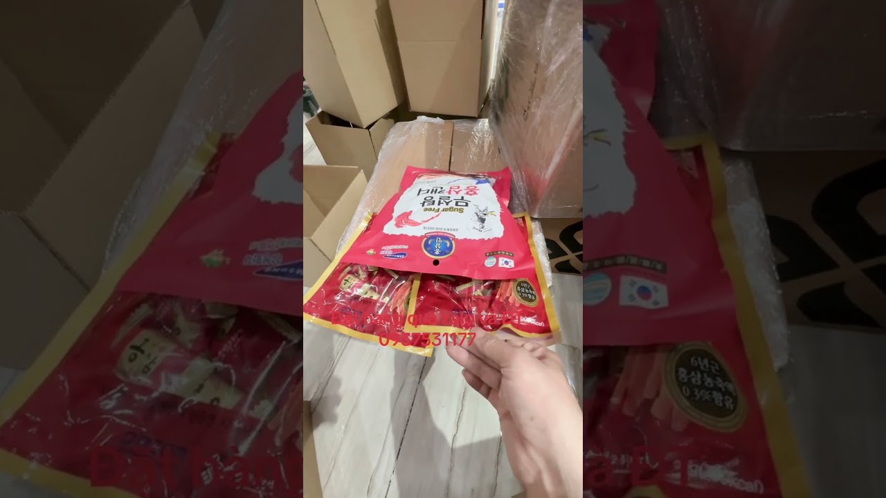 Thái Hoàng & Kim Ngân &Thanh Danh bán kẹo sâm 