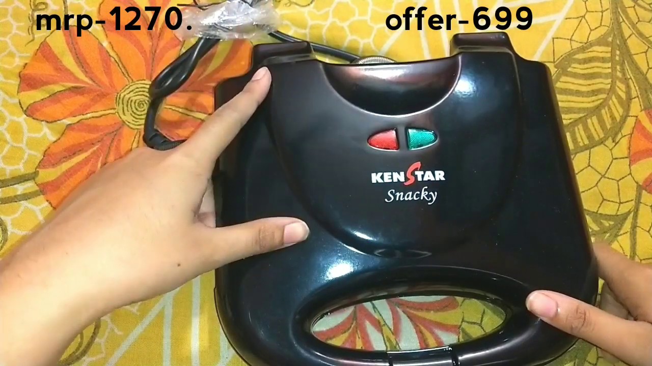 Sandwich maker reviewKenstar Sandwich makerFlipkart shopping review