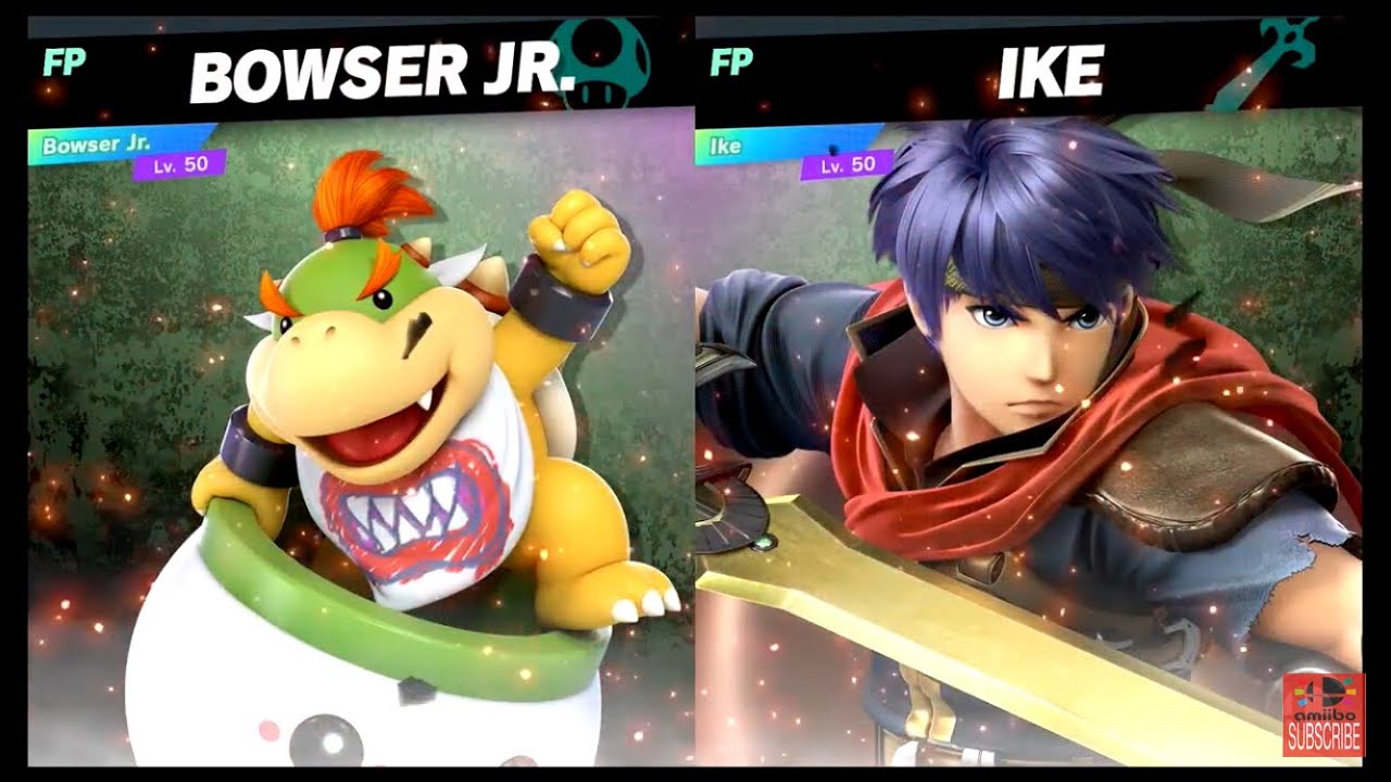 Super Smash Bros Ultimate Amiibo Fights EX Bowser Jr vs Ike - YouTube