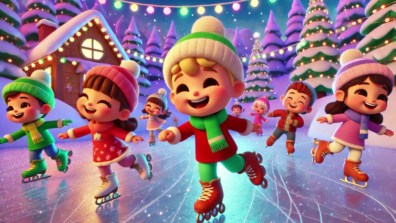 🛼❄️ The Ice Skating & Roller Skating Adventure Song for Kids! ⛸️🎶 Fun| Nursery Rhymes & Kids Songs