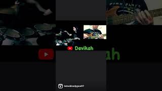 Jam with Devikah ANIMALS AS LEADERS - The Woven Web drum & guitar cover #animalsasleaders #shorts