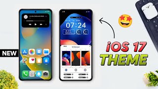 iOS 17 Theme With Custom Lock Screen, Control Center & System Ui | iOS Theme for Xiaomi