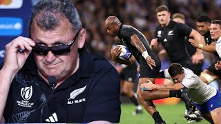 Ian Foster reacts to Italy hammering in the Rugby World Cup | All Blacks press conference