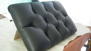 DiamondTufting Designs  (capitoné) Leather UpholsteryHandMade