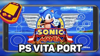 Sonic Mania PS Vita Port / Android Vita3k Emulator Gameplay