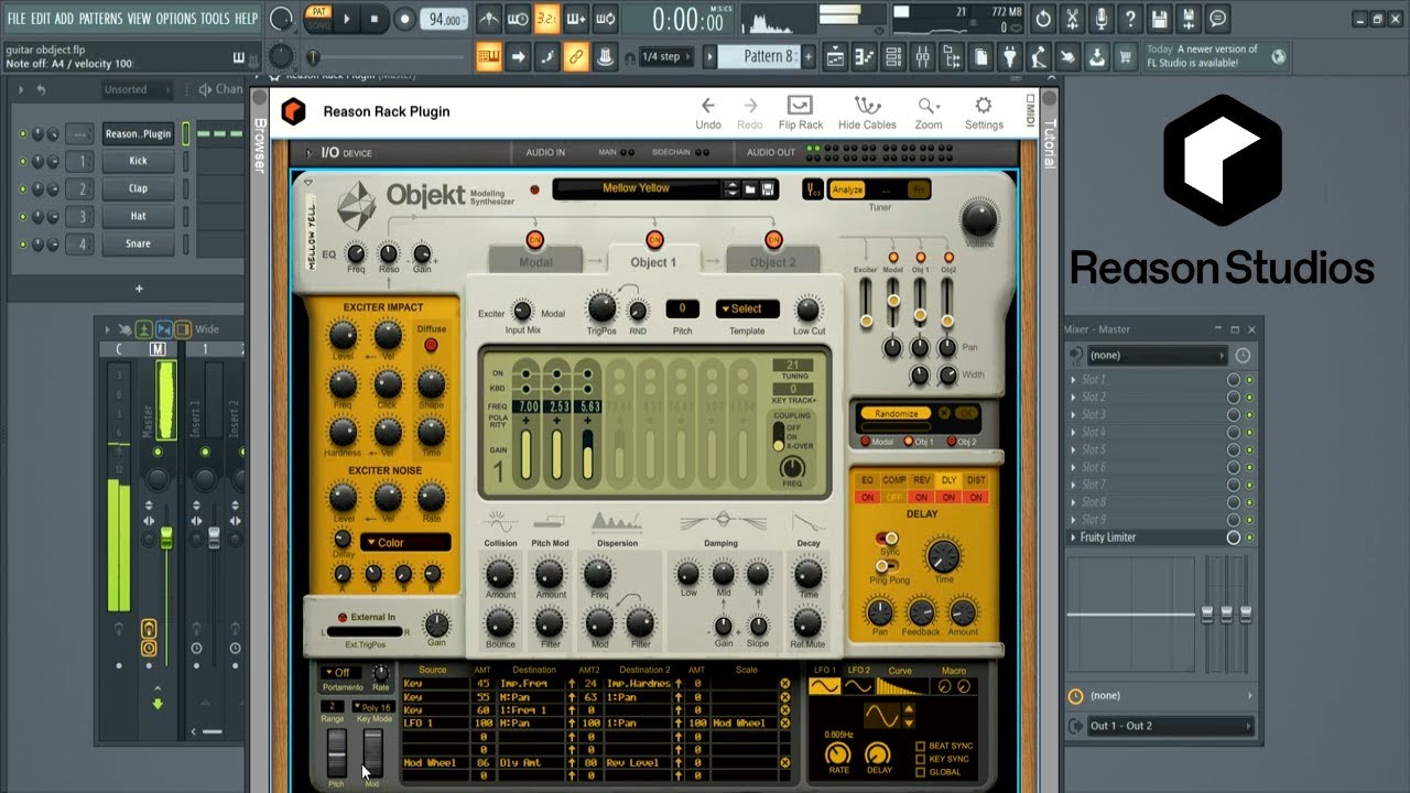 NEW !! Reason Studios OBJEKT VST (Physical Modelling Synth) NO SAMPLES YouTube