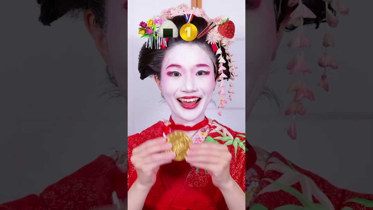 Emoji Challenge💐🍙🥇🥢🍓