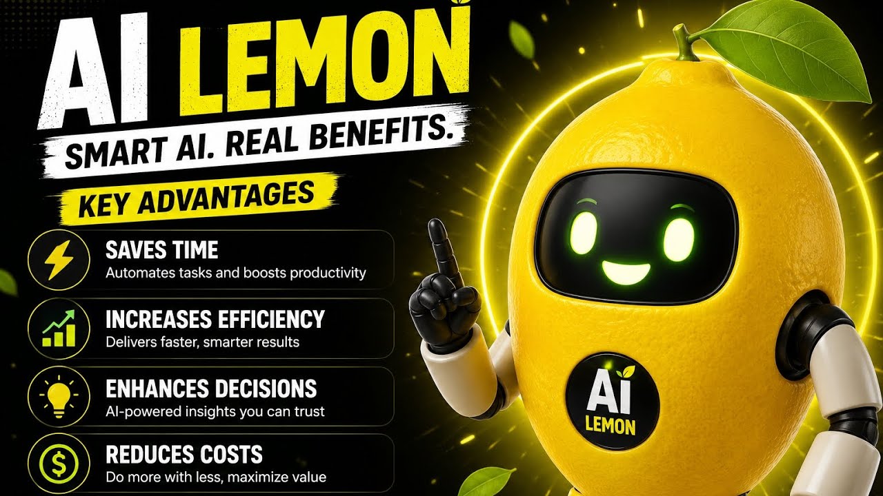 🍋 Animated Lemon Explaining Its Amazing Advantages! #Lemon