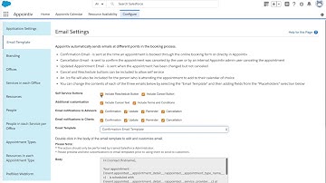 Appointiv Configure - Email