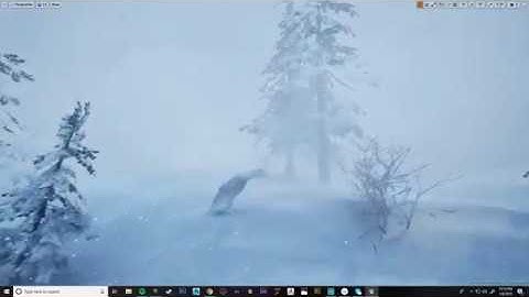 UE4 Ambient VFX Study 04: Blizzard