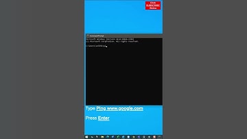 How to Ping via Command Prompt