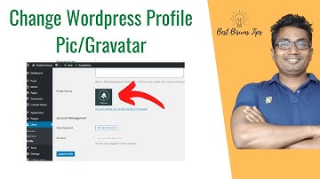 Wordpress Gravatar : How To Change Profile Picture In Wordpress In Hindi