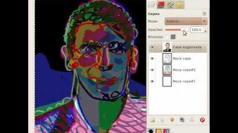 Creative illustration effects using Layer Blending Modes in The GIMP.