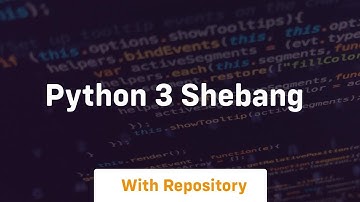 python 3 shebang