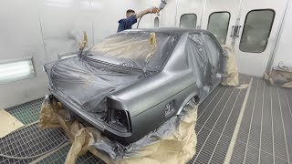 BMW E34 покраска и восстановление
