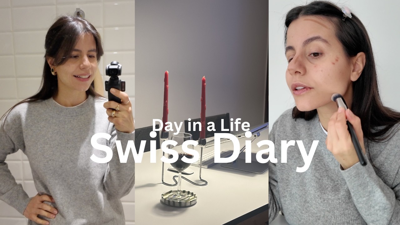 Один день из жизни в Швейцарии | уход за кожей, макияж, непринужденная беседа, завтрак и обед