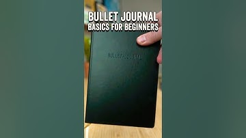 BULLET JOURNAL BASICS for BEGINNERS (in 60 Seconds)