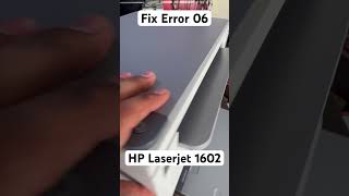 How to Fix Er 06 Error in HP LaserJet Tank MFP 1602w? #viral #hp