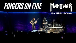 Manowar's Michael Angelo Batio And Joey De Maio Burning In The Shred Zone - Live On Stage