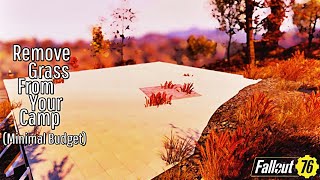 Fallout 76 Camp Tutorial Grass Killer Discreetly Permanently Remove Grass Tutorial Guide
