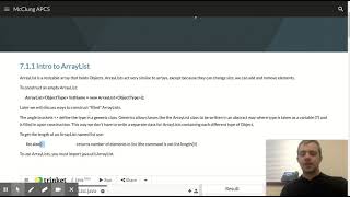 McClung APCS - 7.1.1-7.1.2 Wrapper Classes and Constructing ArrayLists