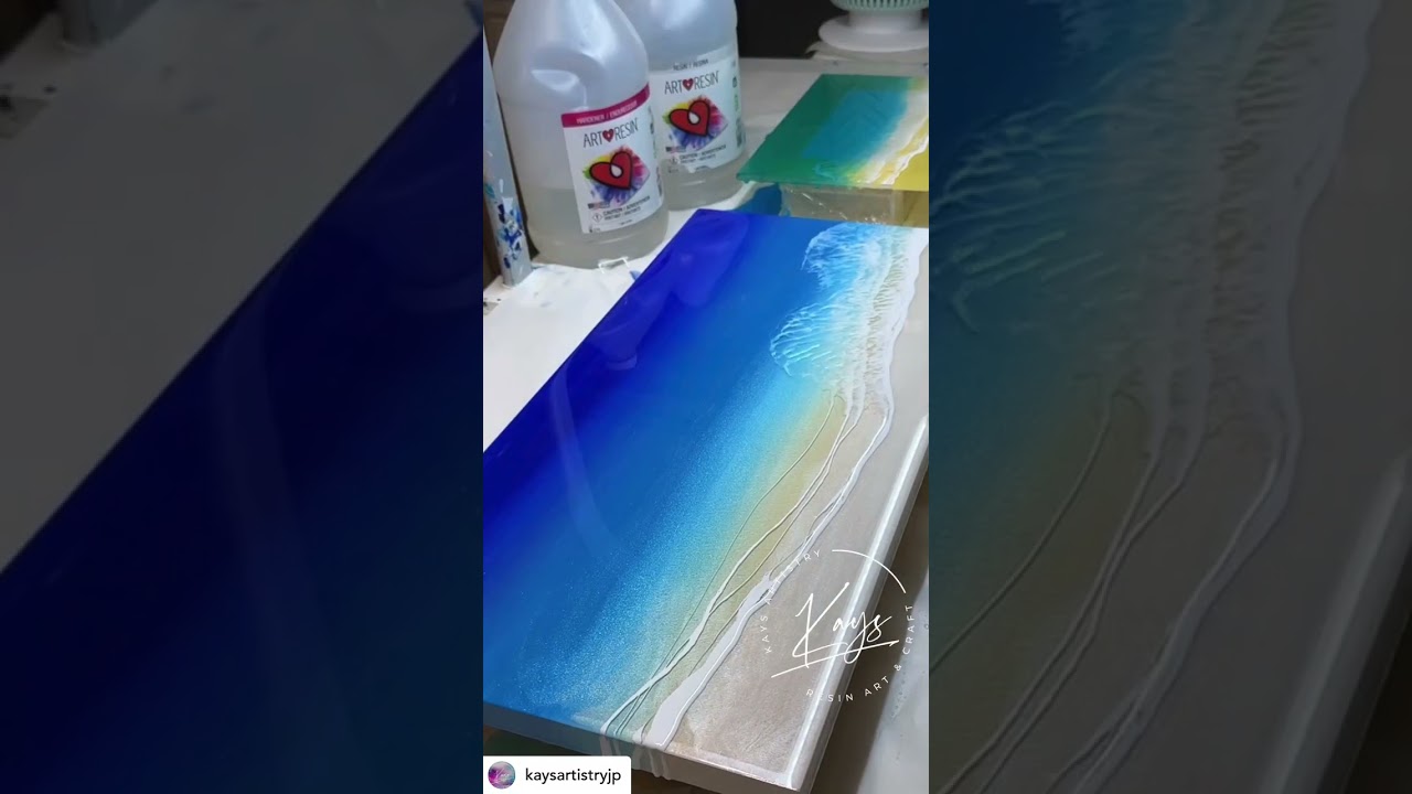 Resin Ocean Wall Art! - YouTube