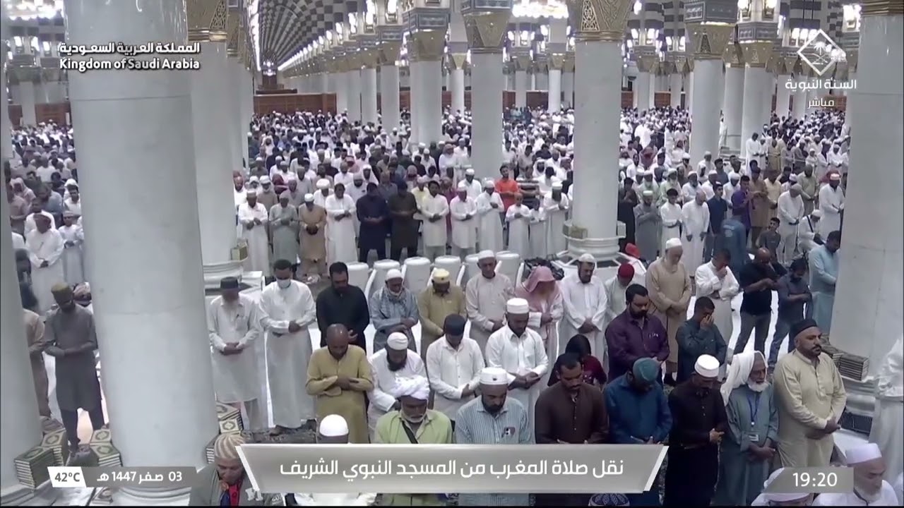 صلاة المغرب للشيخ عبدالله البعيجان 3 صفر 1447هـ