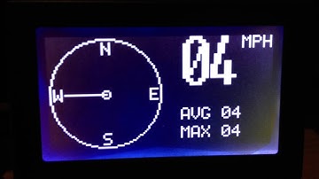 Arduino WIndspeed & Direction Monitor