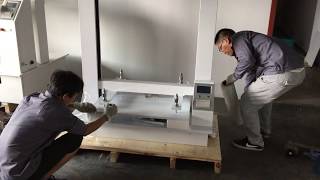 Packing process for box compression tester