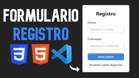 👉Cómo HACER un FORMULARIO de REGISTRO en Visual Studio Code | 2025😱