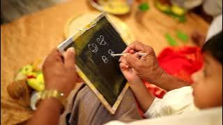 Shreyaan’s Aksharabhyasam ❤️