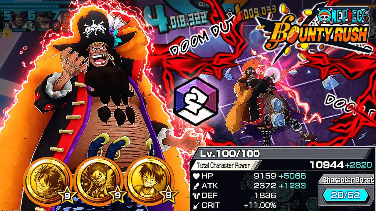 BLACKBEARD EX GAMEPLAY !! ZEHAHA OP SEKALI || ONE PIECE BOUNTY RUSH