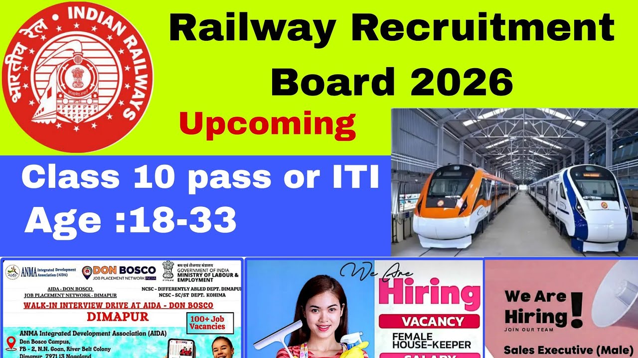 Вакансии в железнодорожной компании и другие вакансии на 2026 год.