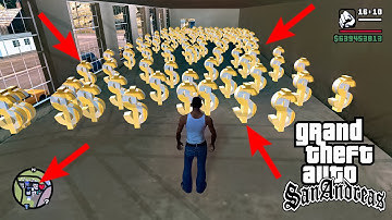 Secret Money Location in GTA San Andreas ! Hidden Place | GTASA Big Dollar Cheat