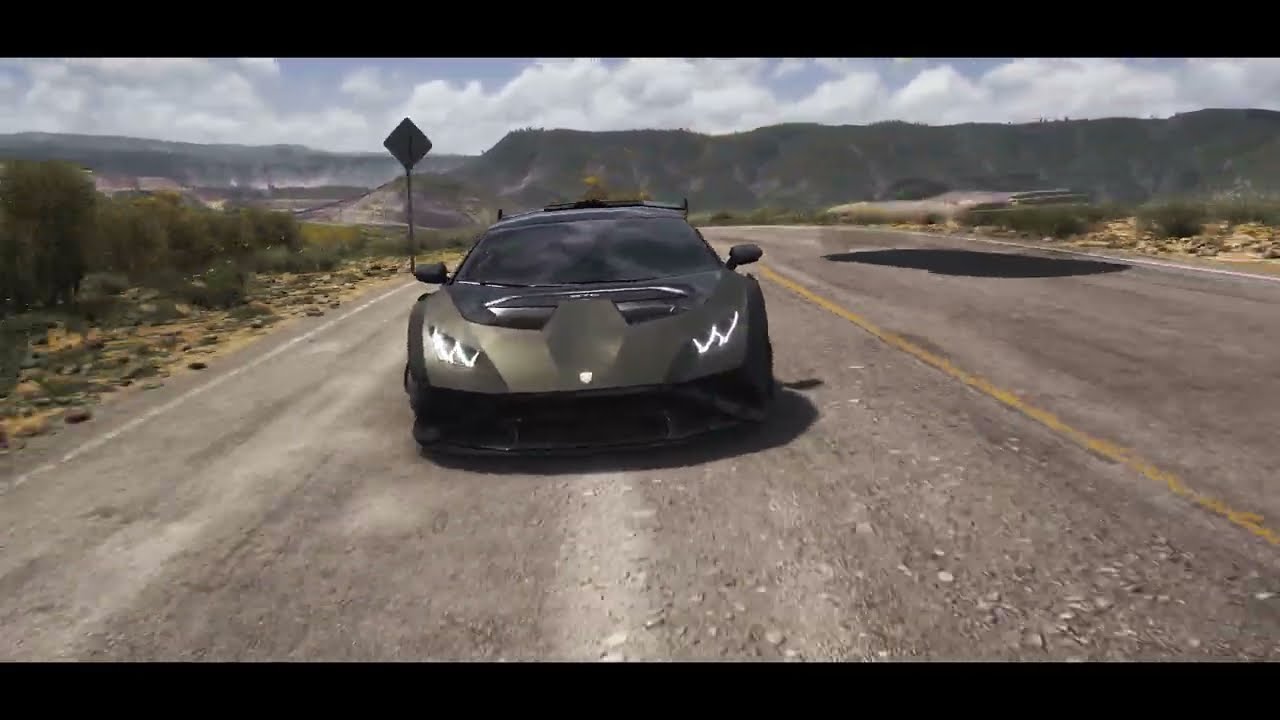 Forza Horizon 5 2020 Lamborghini Huracan STO Cinematic Mountain Drive 4k UHD