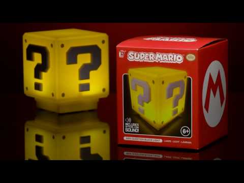 Super Mario™ Mini Question Block Light | Paladone - YouTube