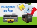 The working process of dtg printer