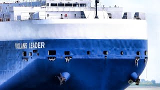 Auslauf Autotransporter Volans Leader & Schlepper Emden Seabound Roro Car Carrier & Tugs 3Ekz6 Imo