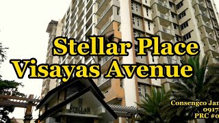 Stellar Place by DMCI located in Visayas Avenue. 3 Bedroom with balcony, 1 parking slot and dry cage