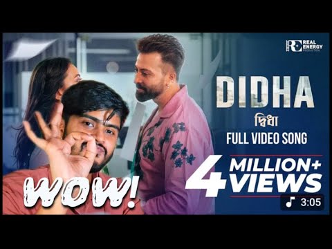 Didha (দ্বিধা) Full Song Reaction | Shakib Khan | Idhika Paul | Pritom Hasan | TheBestBd Reaction.